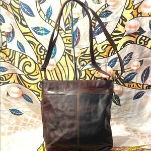 Jack Georges Dark Brown Men's Messenger Bag